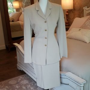 LIZ CLAIBORNE KHAKI SUIT